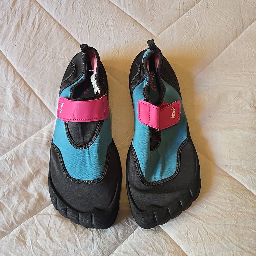 Aqua and Pink Water Shoes